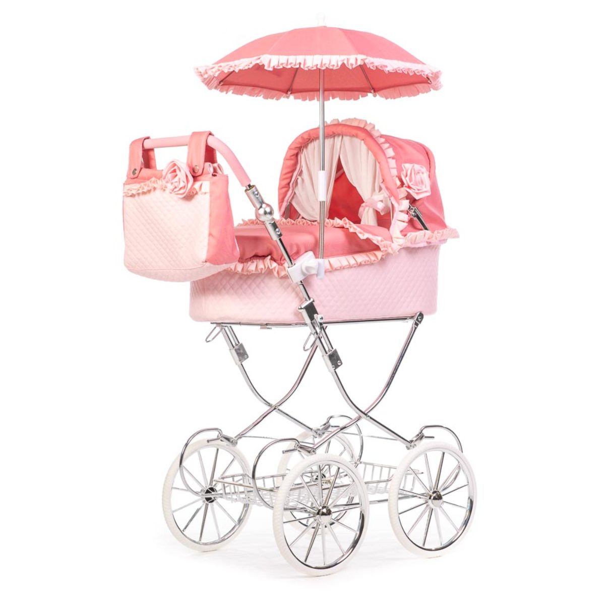 Pink baby clearance pram