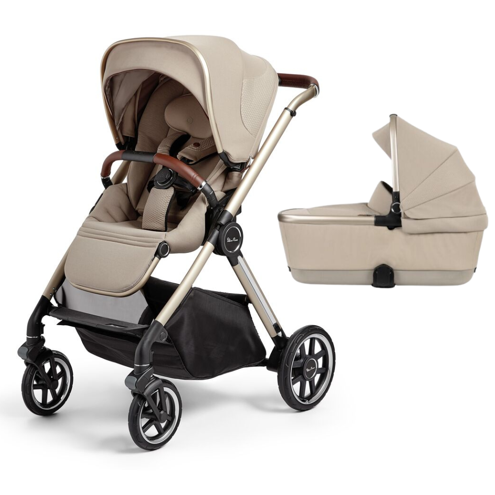 Silver Cross Reef With First Bed Folding Carrycot - Stone - Simply Baby ...