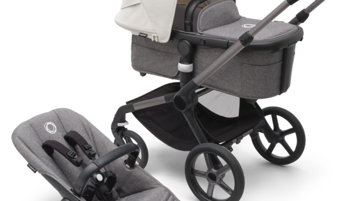 Bugaboo Fox 3 Complete Full-Size Stroller - The Most Advanced Comfort  Stroller -Black/Midnight Black-Misty White