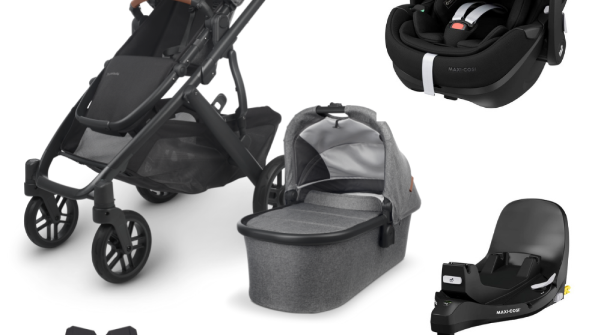 Uppababy vista with outlet maxi cosi car seat